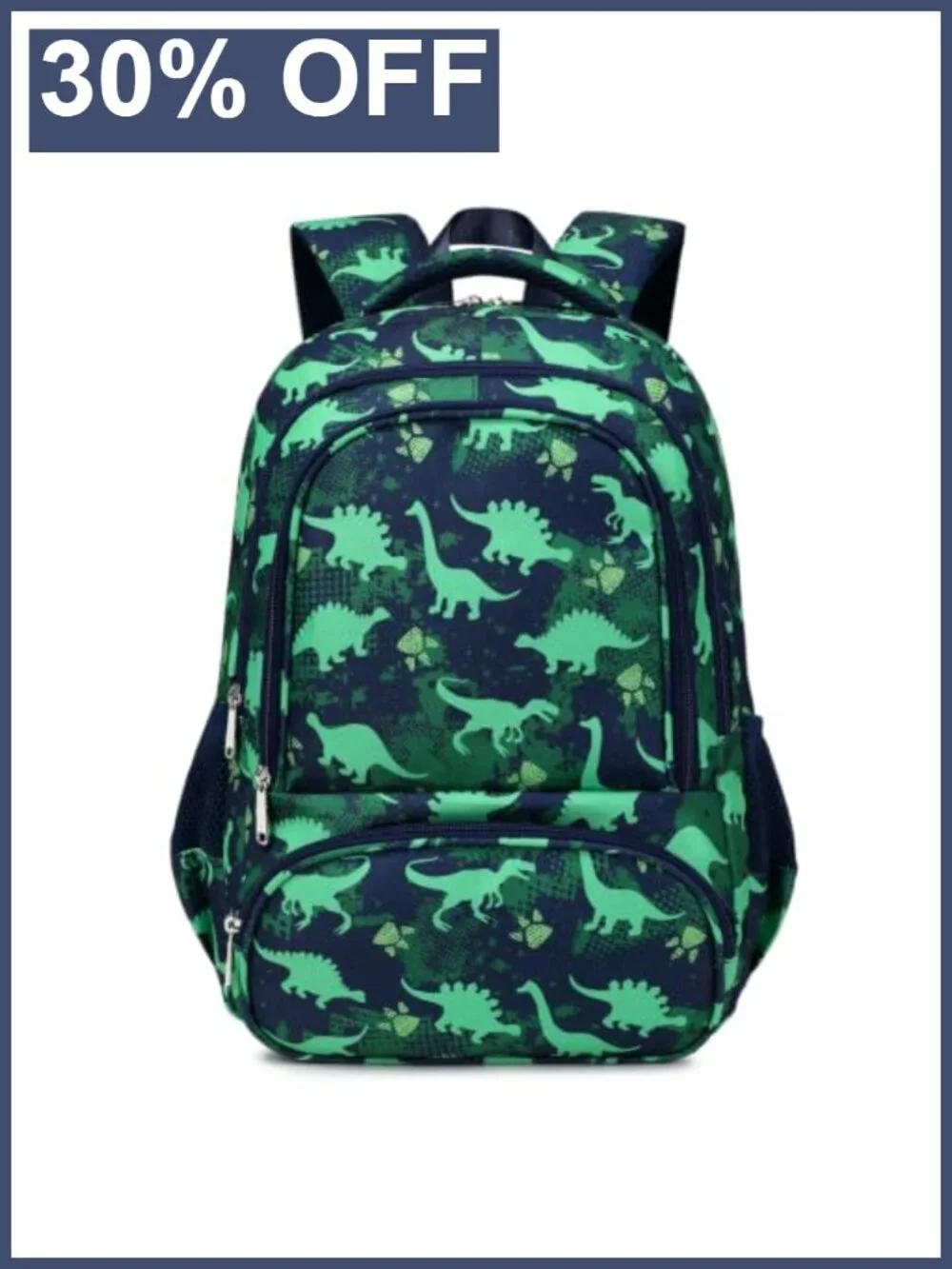 Kids Dinosaur Backpack Water-Resistant Lightweight School Bookbag A4
